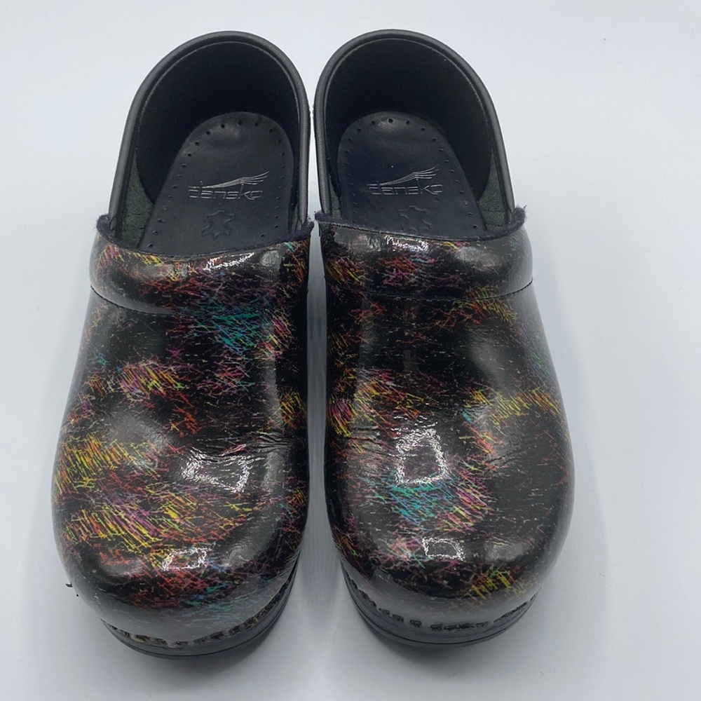 Gently used Dansko clogs.